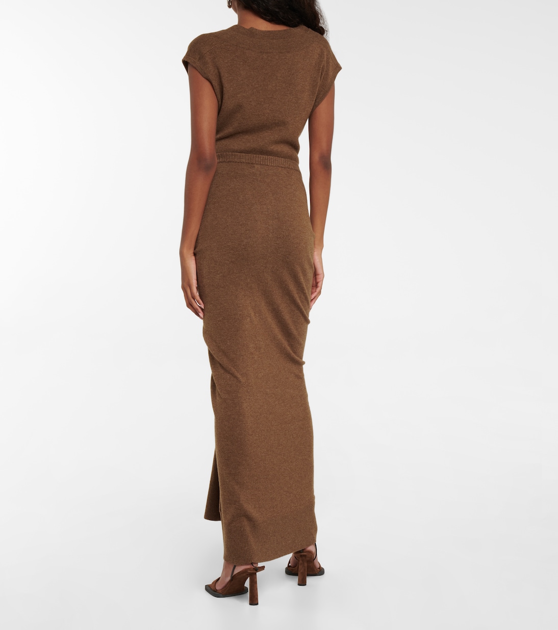 Falda en mezcla de lana y cachemir | Christopher Esber