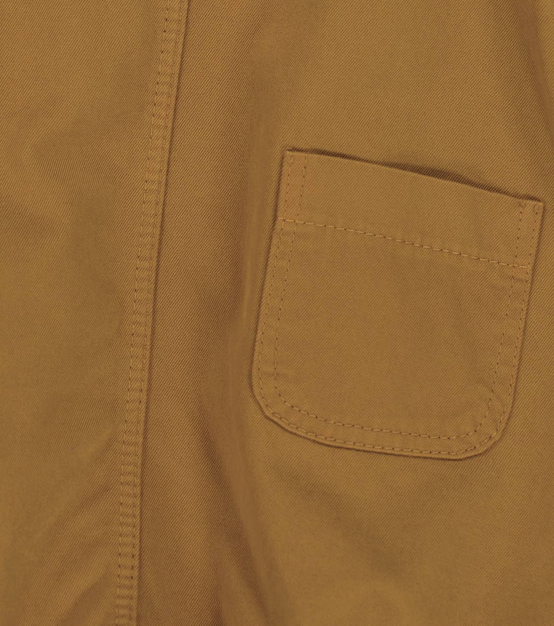 Baby Flury cotton twill bodysuit | Caramel