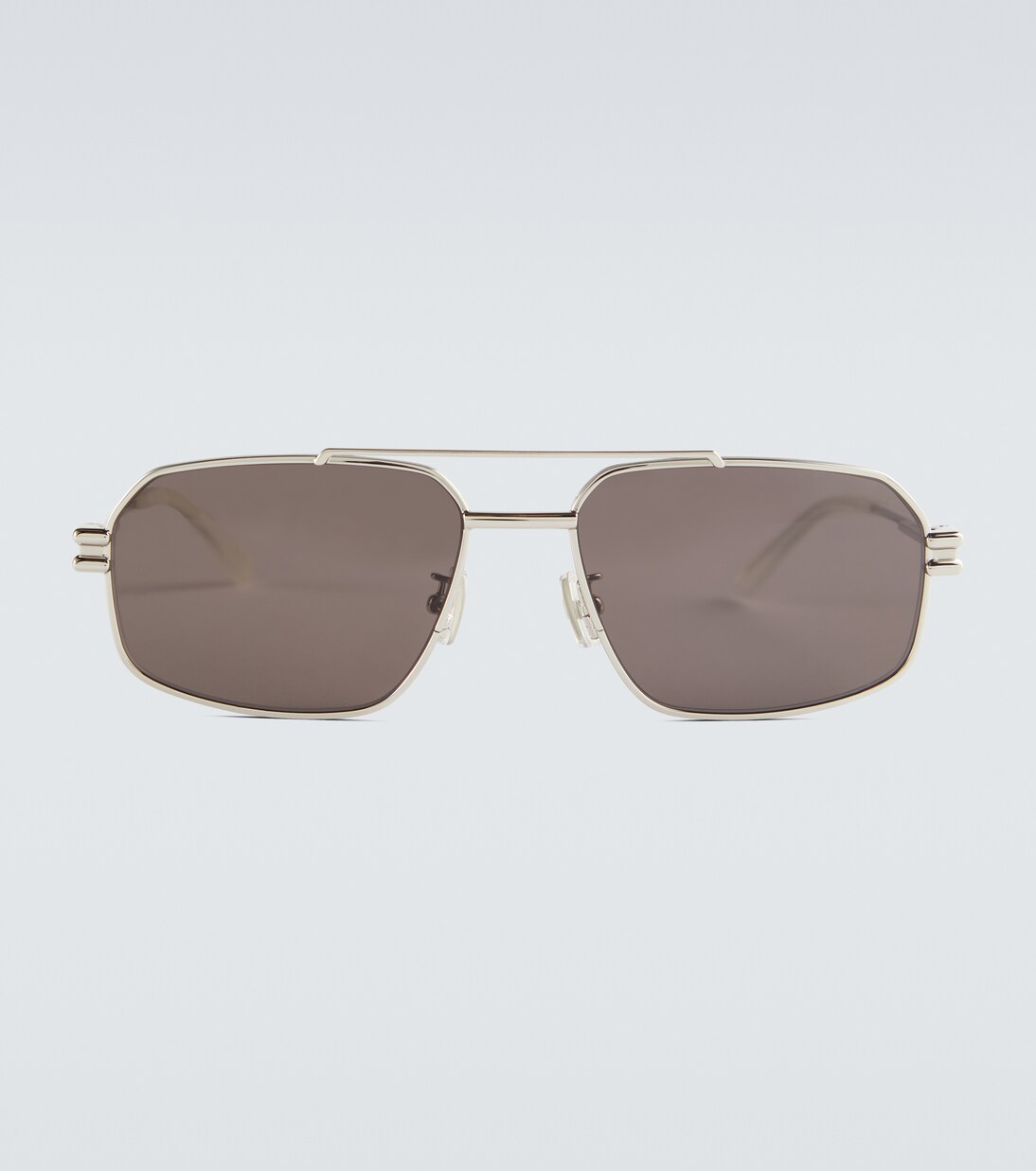 Metal-frame aviator sunglasses | Bottega Veneta
