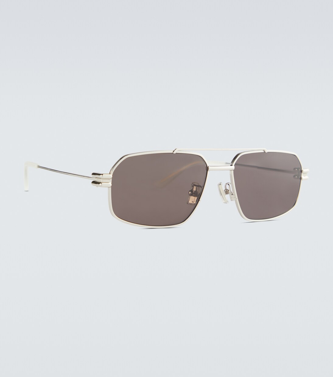 Metal-frame aviator sunglasses | Bottega Veneta