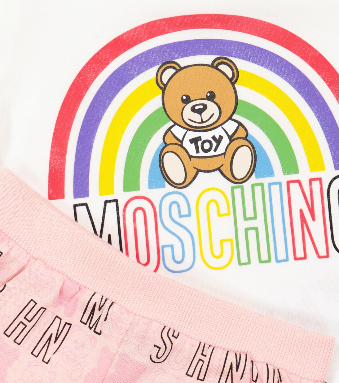 Baby T-shirt and shorts cotton set | Moschino Kids