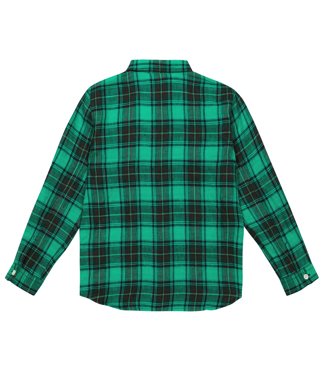 Altman checked linen shirt | Bonpoint