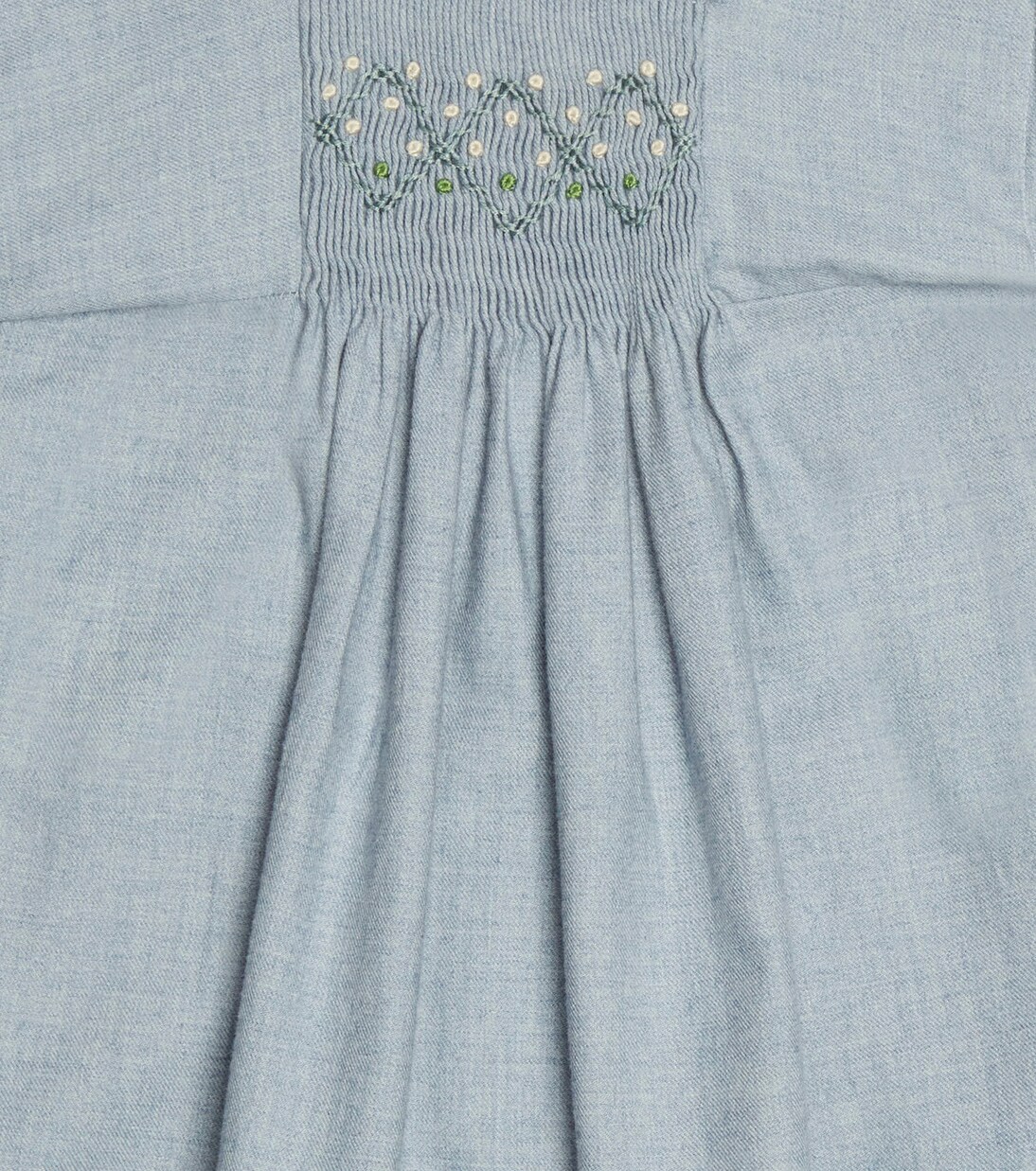 Baby Pais cotton twill and wool dress | Bonpoint