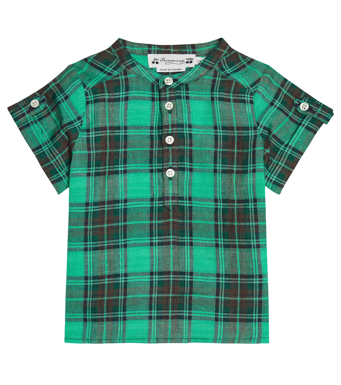 Baby Hemd Emilio aus Leinen | Bonpoint