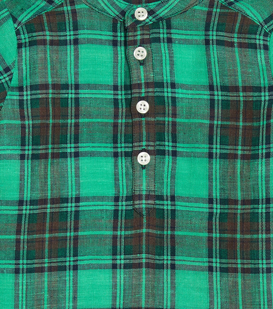 Baby Hemd Emilio aus Leinen | Bonpoint