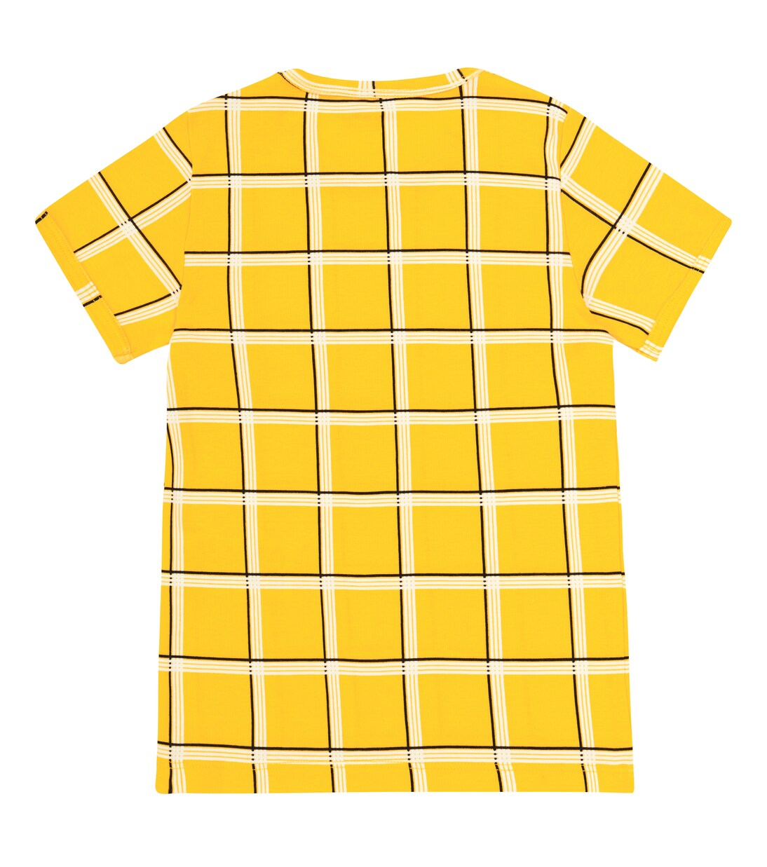 Checked cotton T-shirt | Mini Rodini