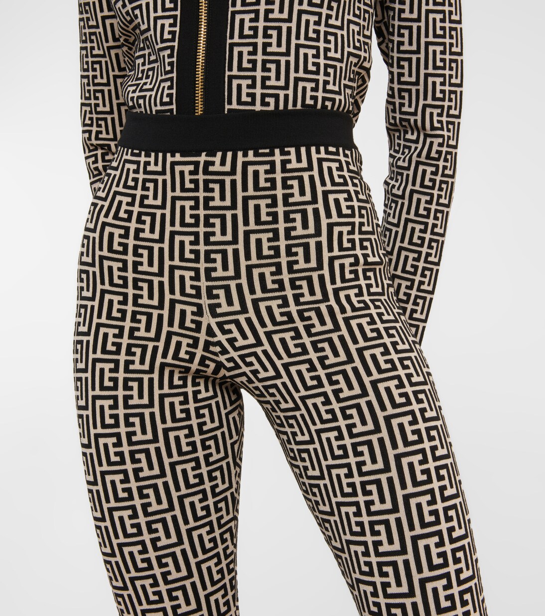 Leggings aus Jacquard-Strick | Balmain