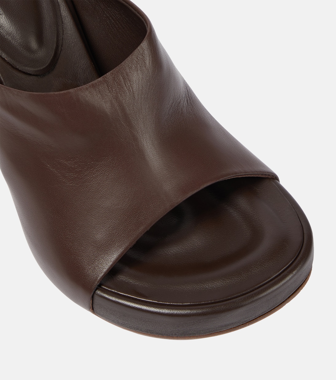 Pantoletten Les Mules Nuvola aus Leder | Jacquemus