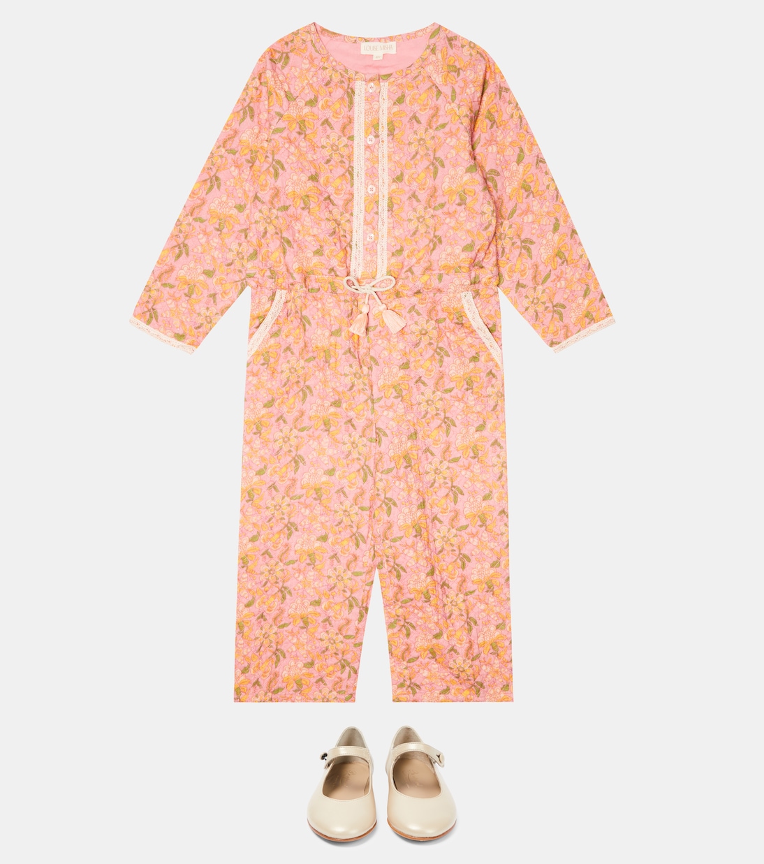 Jenna floral cotton jumpsuit | Louise Misha