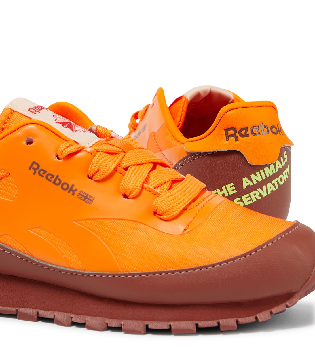 x Reebok leather-trimmed sneakers | The Animals Observatory