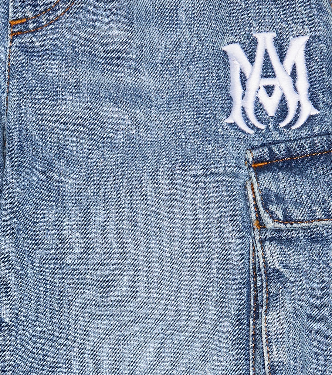 Denim cargo pants | Amiri Kids