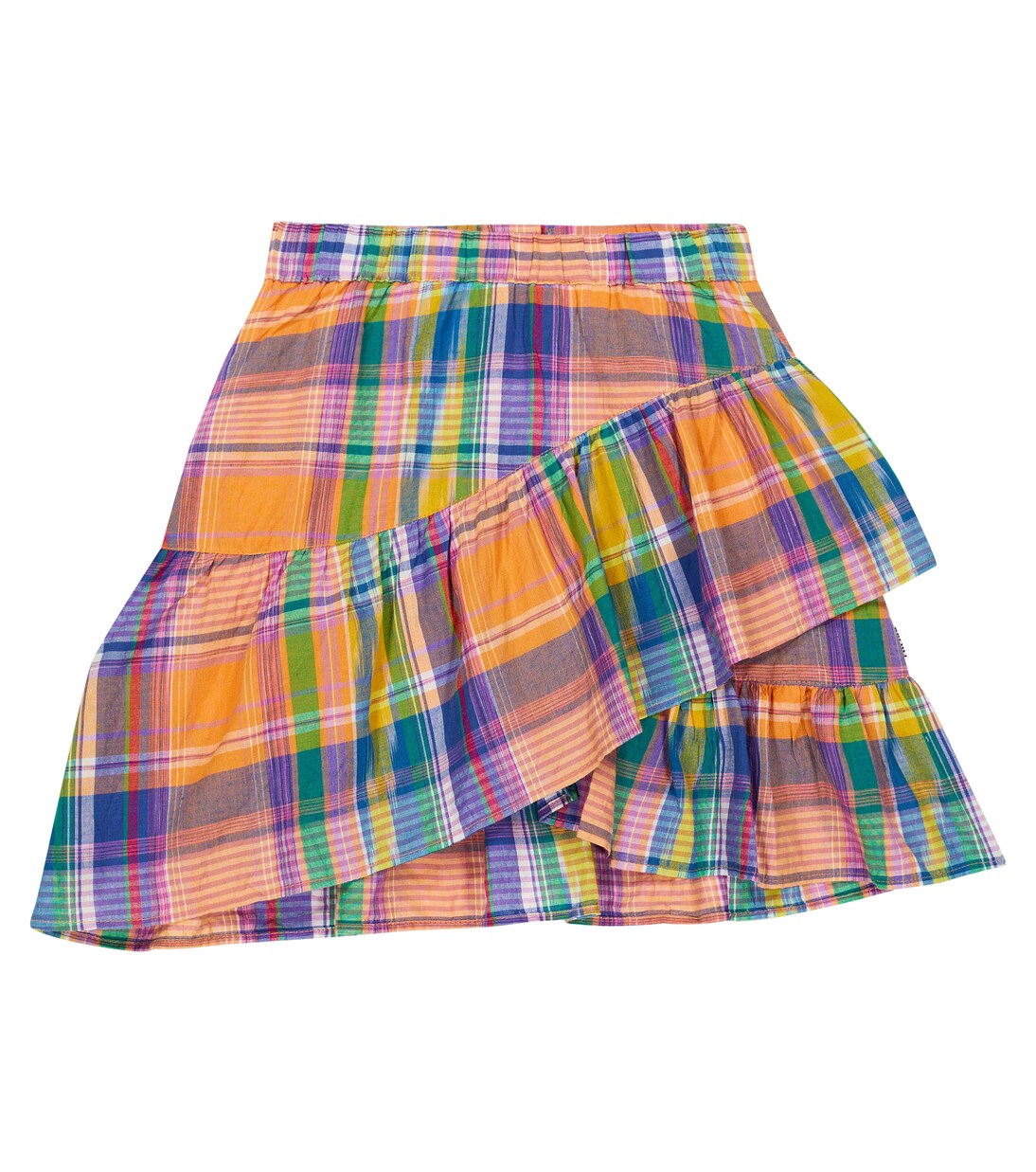 Breena checked cotton poplin skirt | Molo