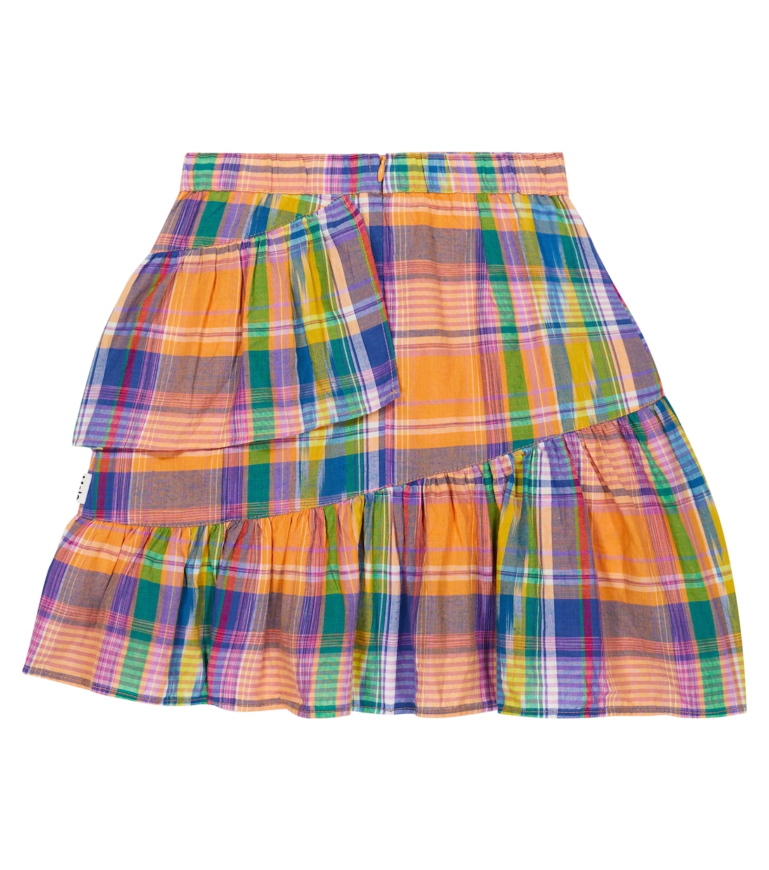 Breena checked cotton poplin skirt | Molo