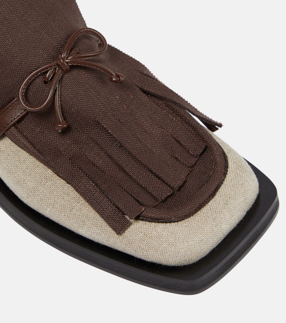 Slippers Rosie 40 de lino | Gia Borghini
