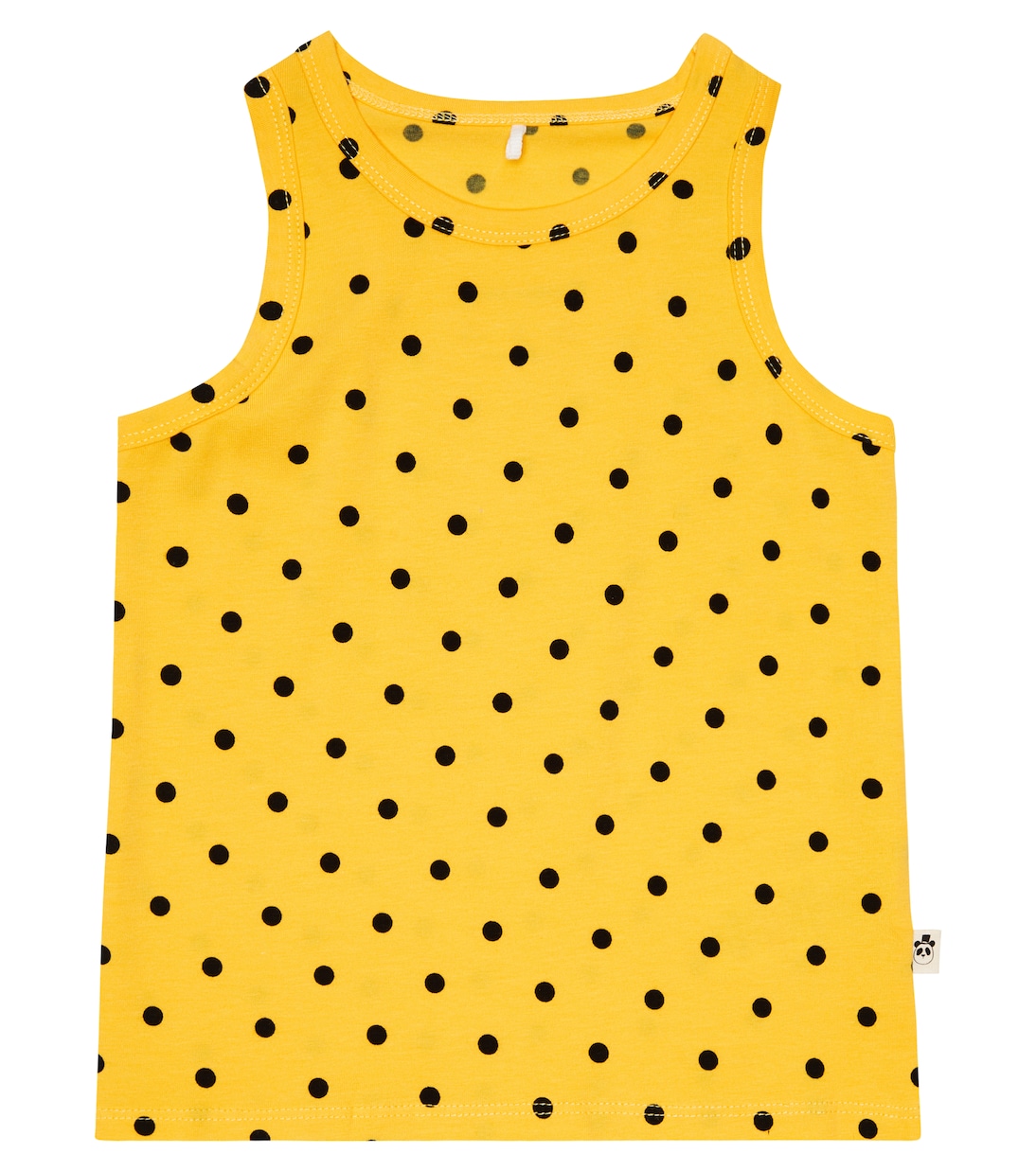 Polka dotted jersey tank top | Mini Rodini