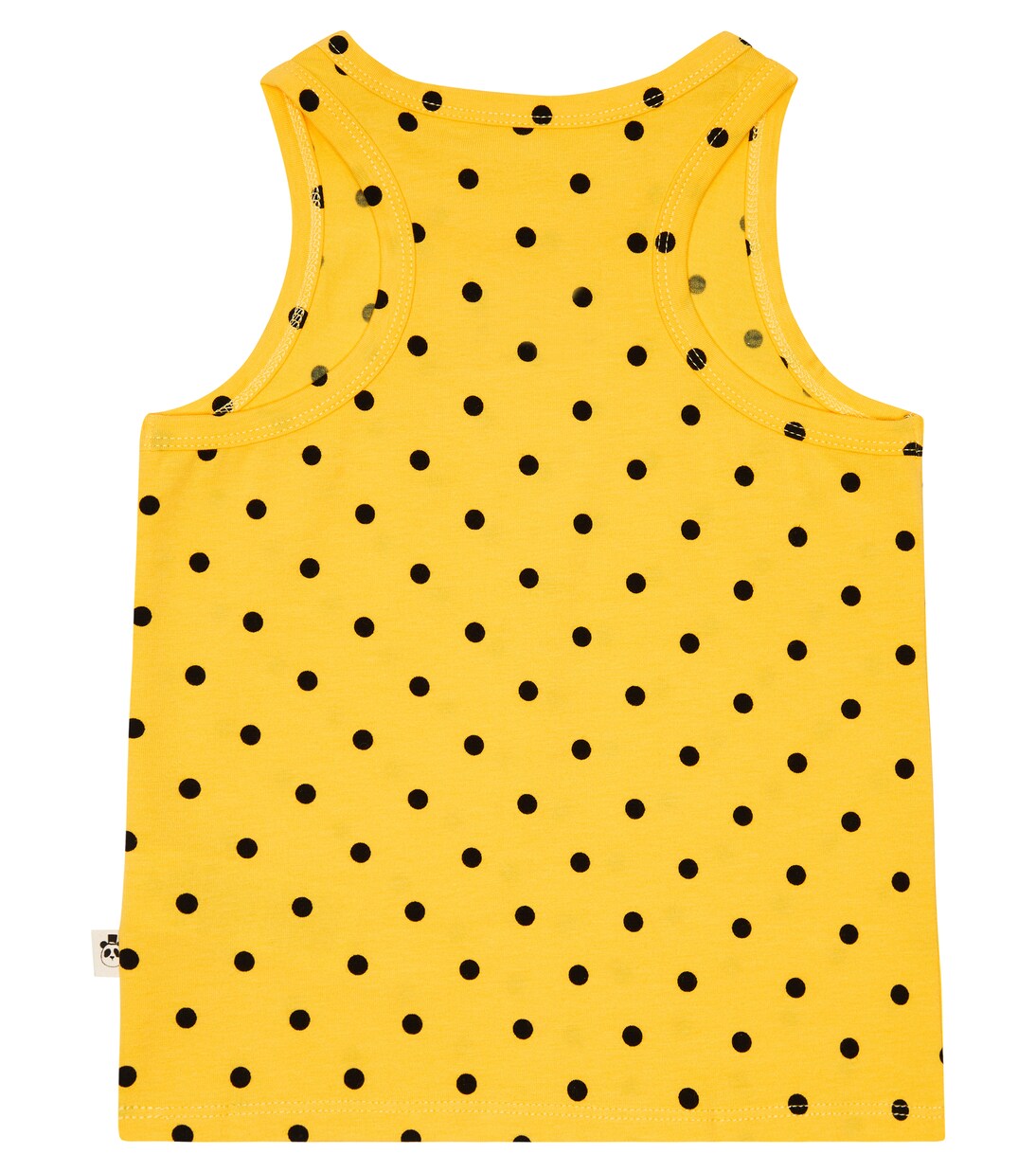 Polka dotted jersey tank top | Mini Rodini