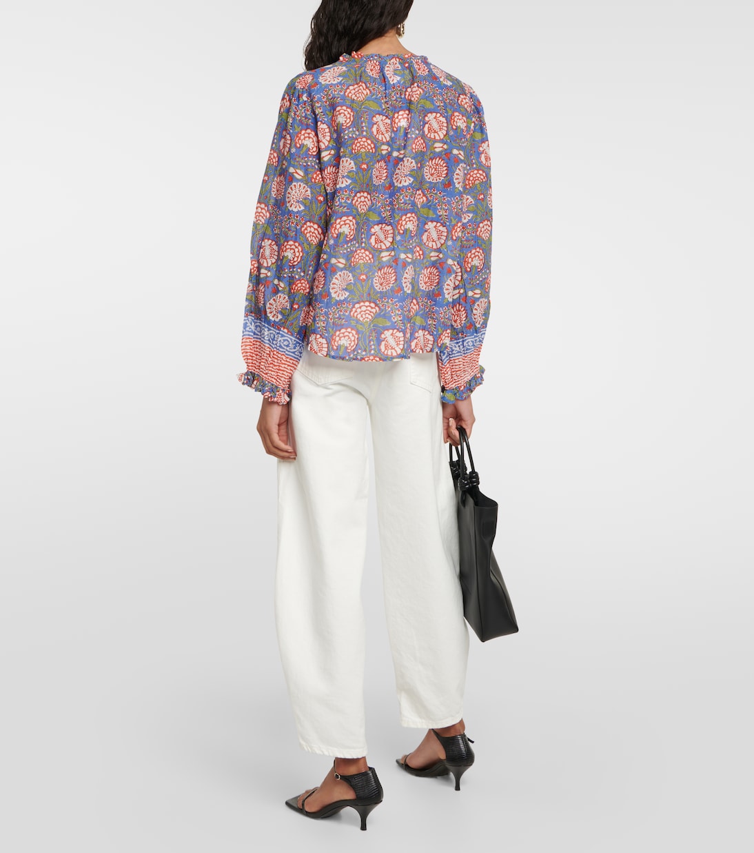 Top Marcella aus einem Baumwollgemisch | Velvet