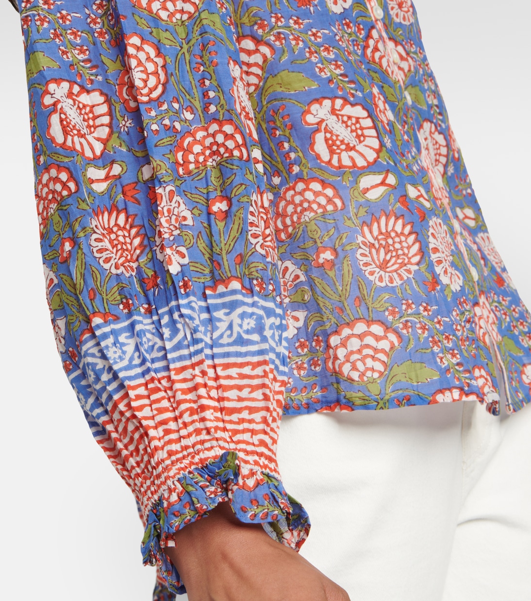 Top Marcella aus einem Baumwollgemisch | Velvet