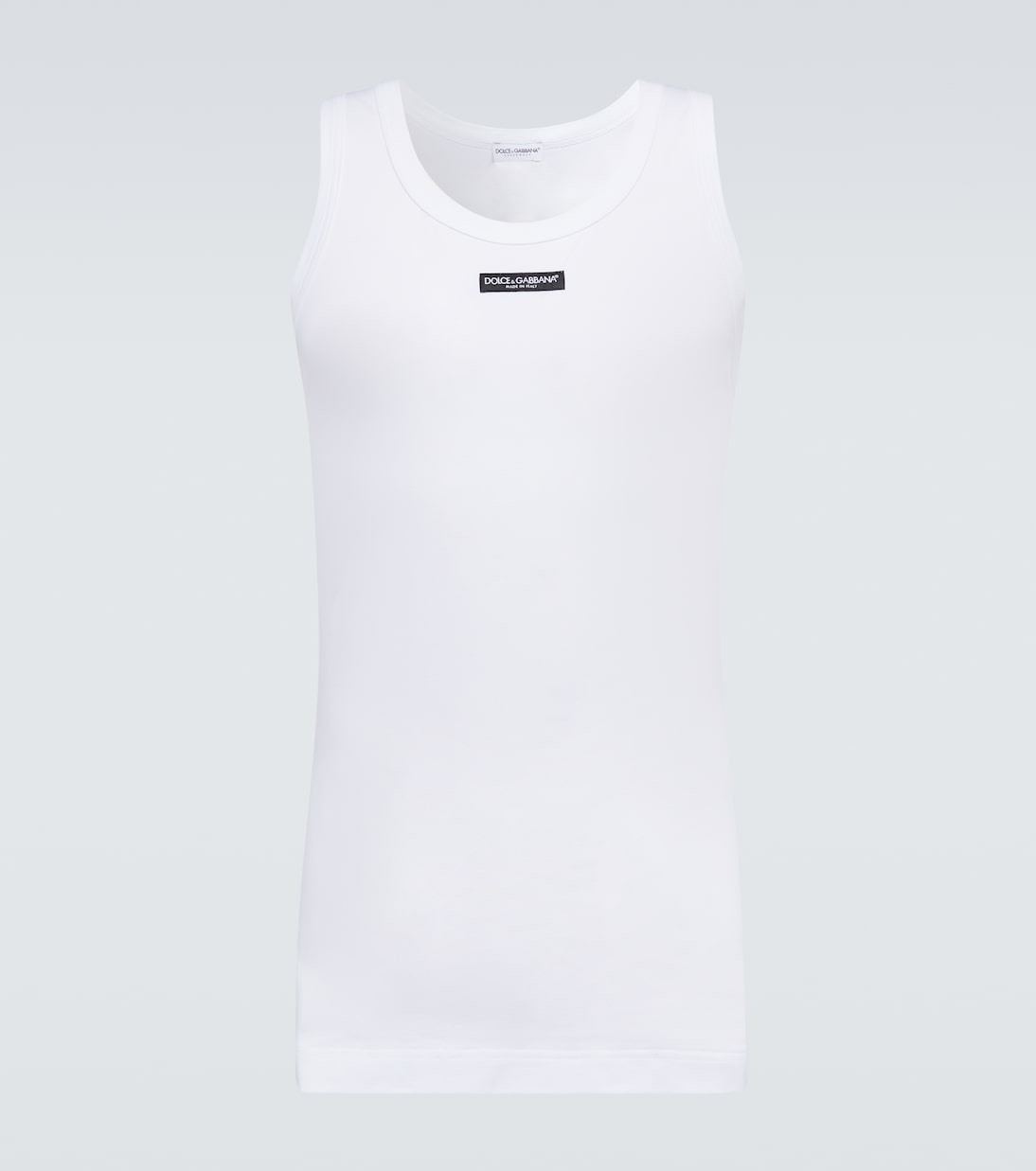 Logo cotton-blend top | Dolce&Gabbana