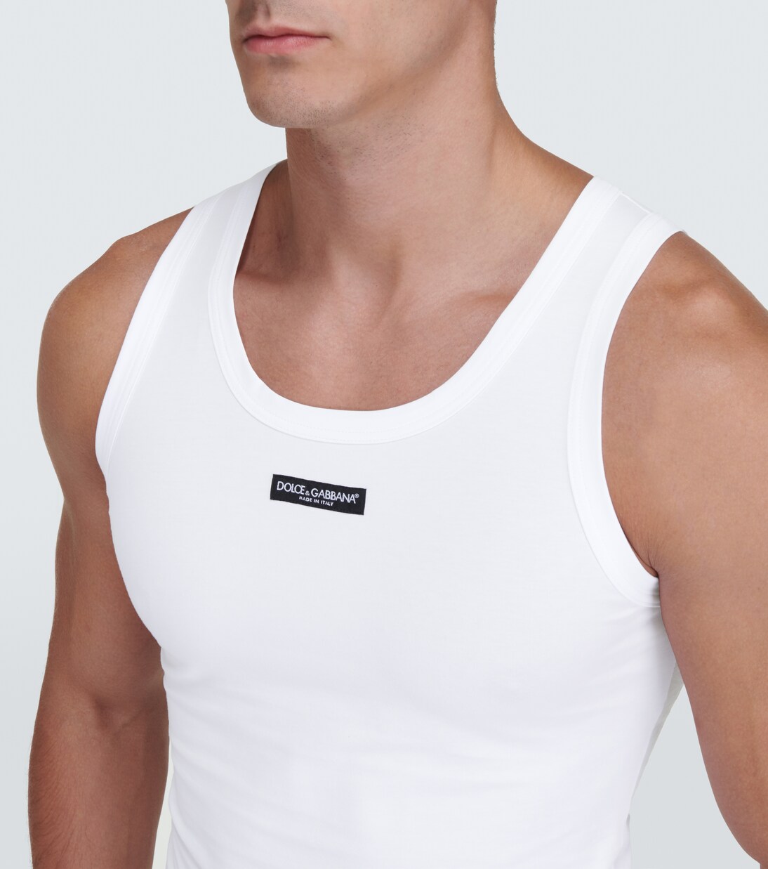 Logo cotton-blend top | Dolce&Gabbana