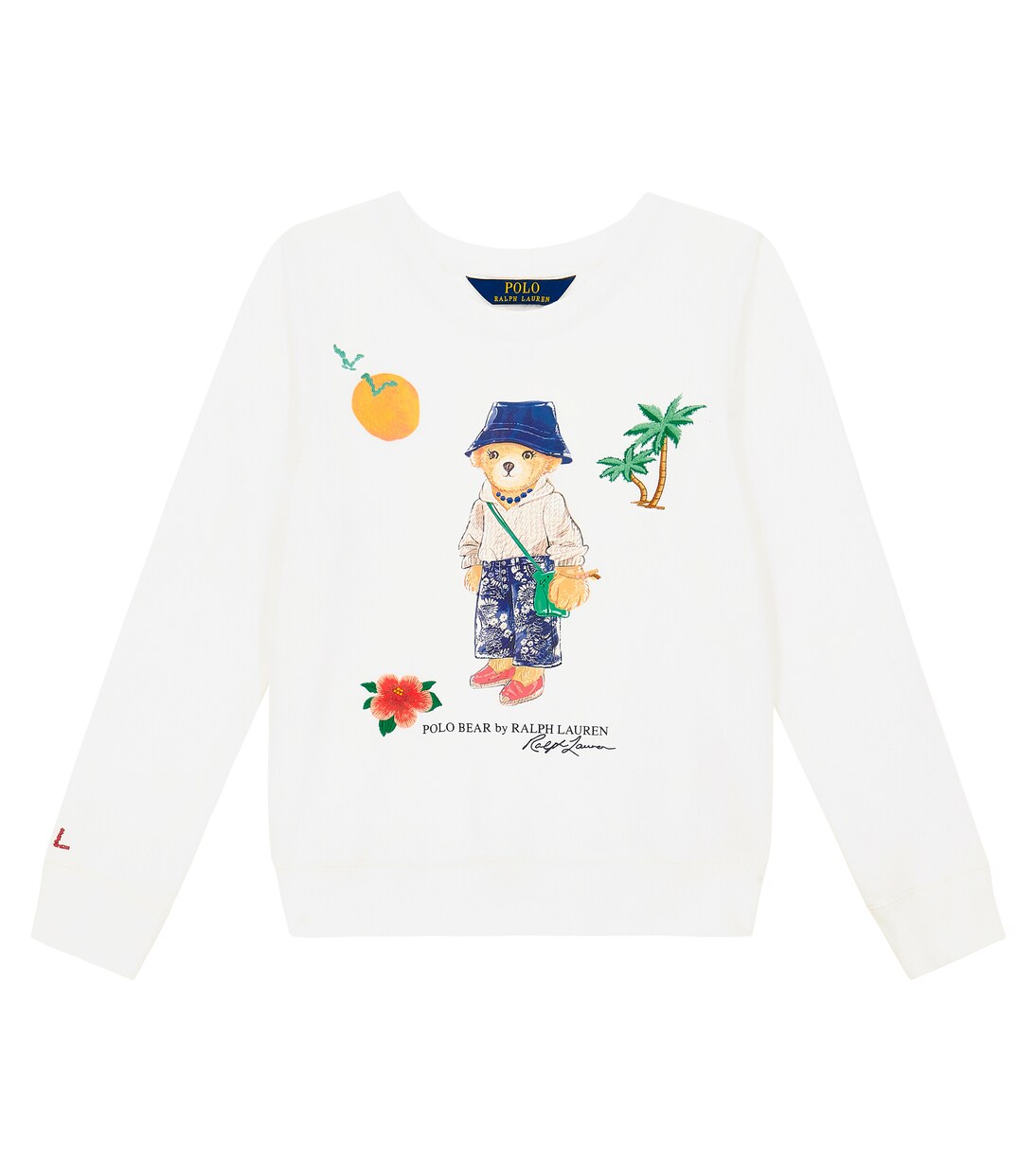Sweat-shirt Polo Bear en coton mélangé | Polo Ralph Lauren Kids