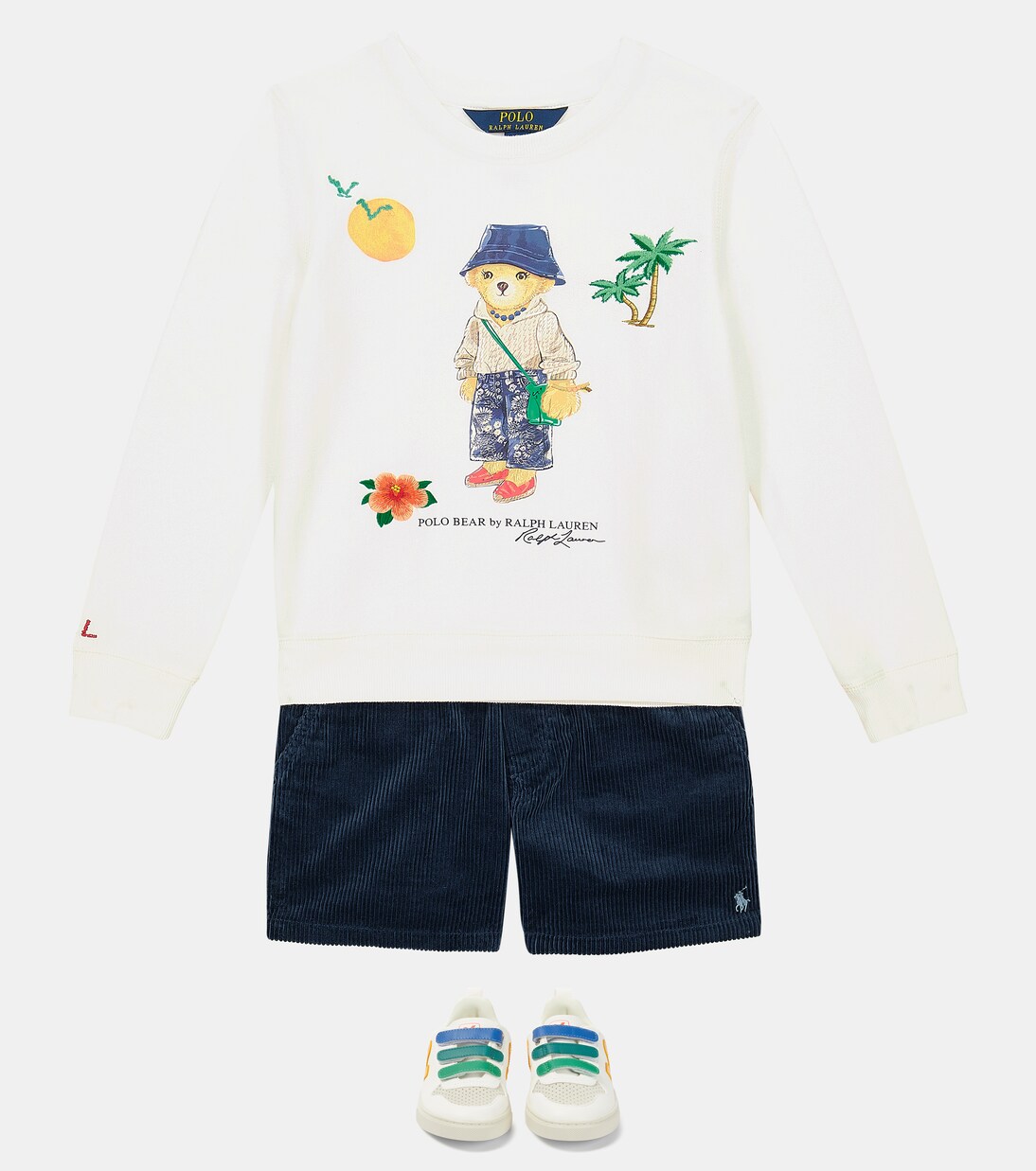Sweat-shirt Polo Bear en coton mélangé | Polo Ralph Lauren Kids