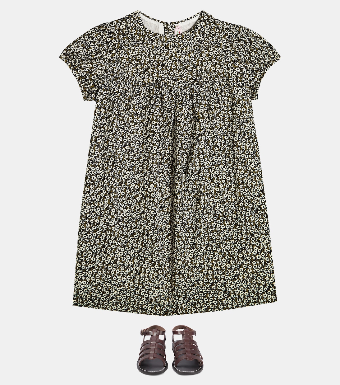 Tia floral cotton dress | Bonpoint