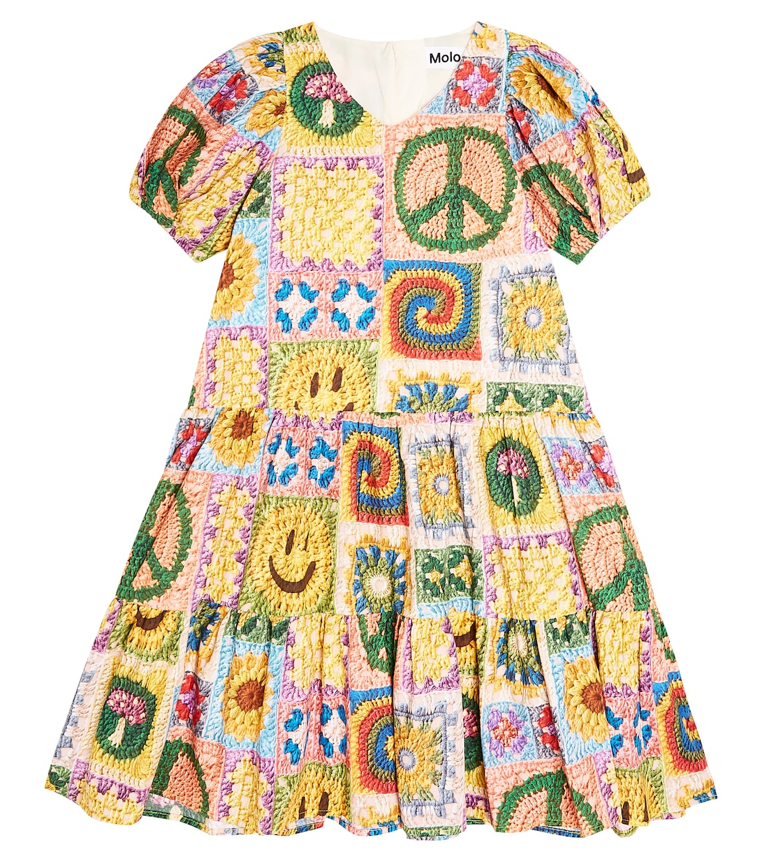 Printed cotton dress | Molo