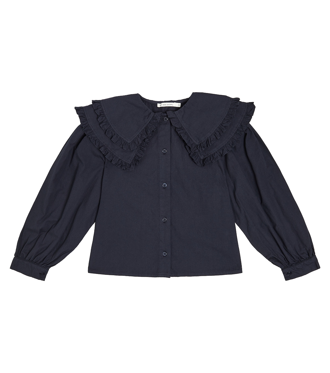 Jimena ruffled cotton blouse | The New Society