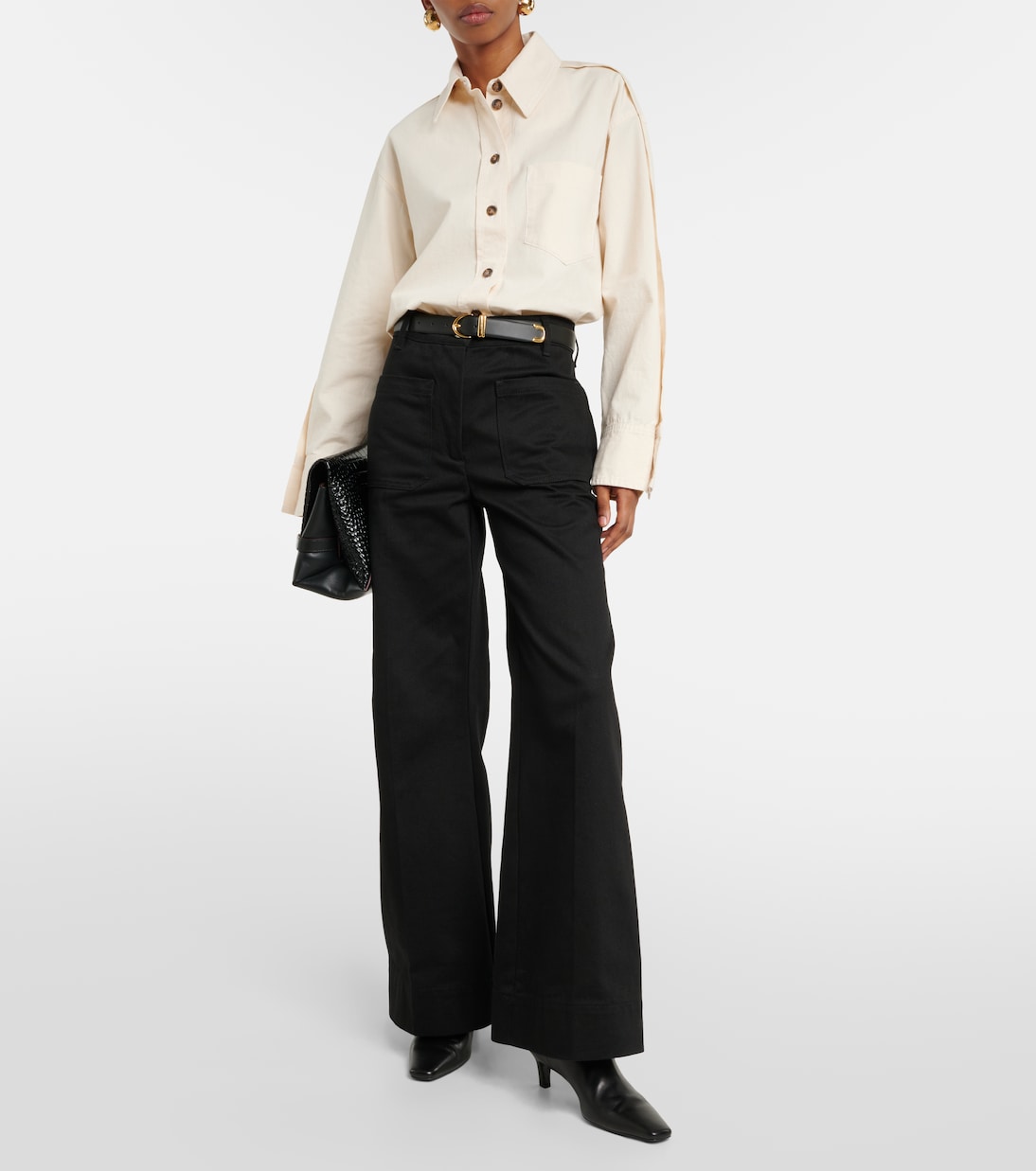 Oversize-Hemd aus Baumwolle | Victoria Beckham