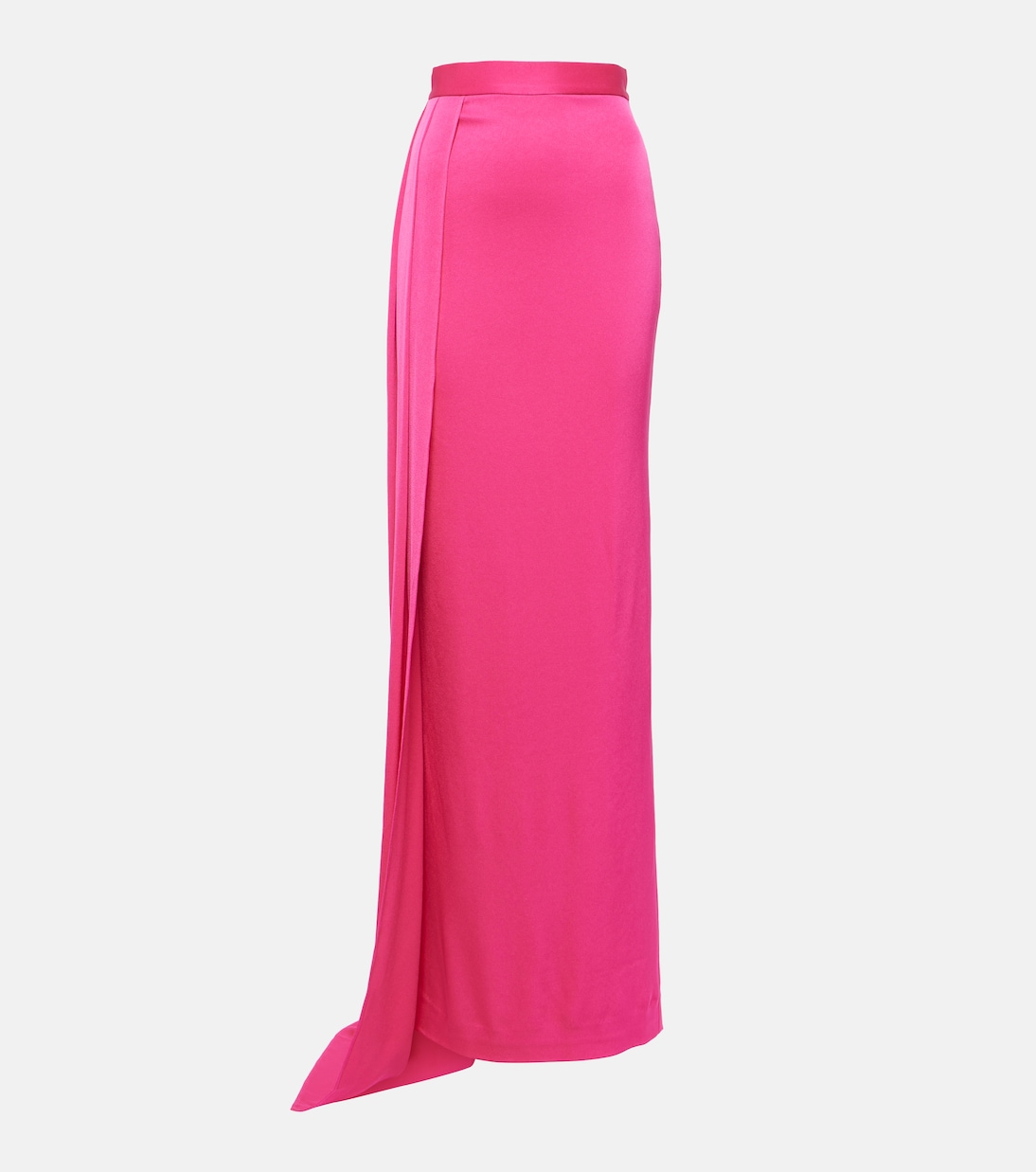 Draped satin maxi skirt | Alex Perry