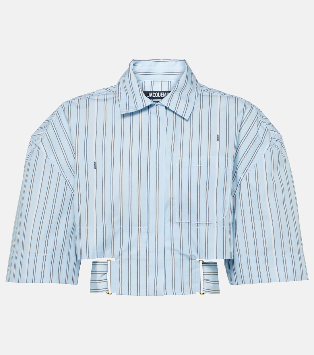 La Chemise Courte Bari striped cotton shirt | Jacquemus