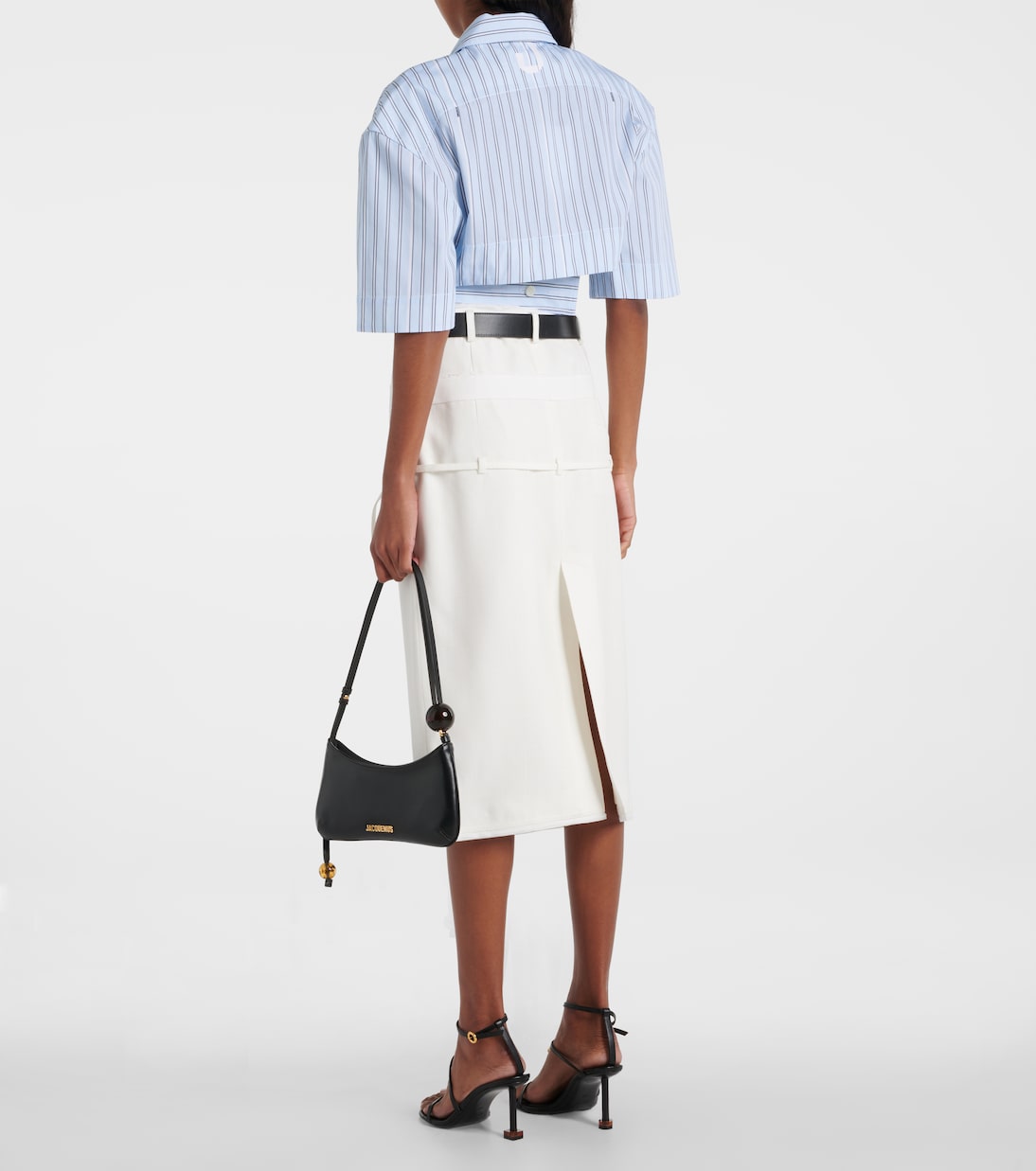 La Chemise Courte Bari striped cotton shirt | Jacquemus