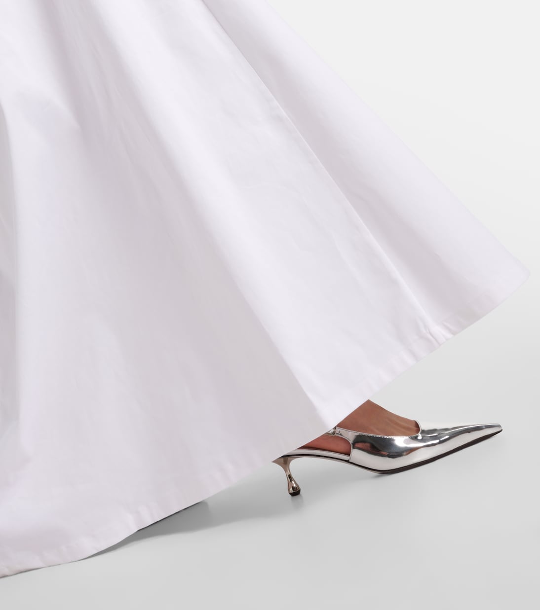 Robe longue en coton mélangé | Adriana Degreas