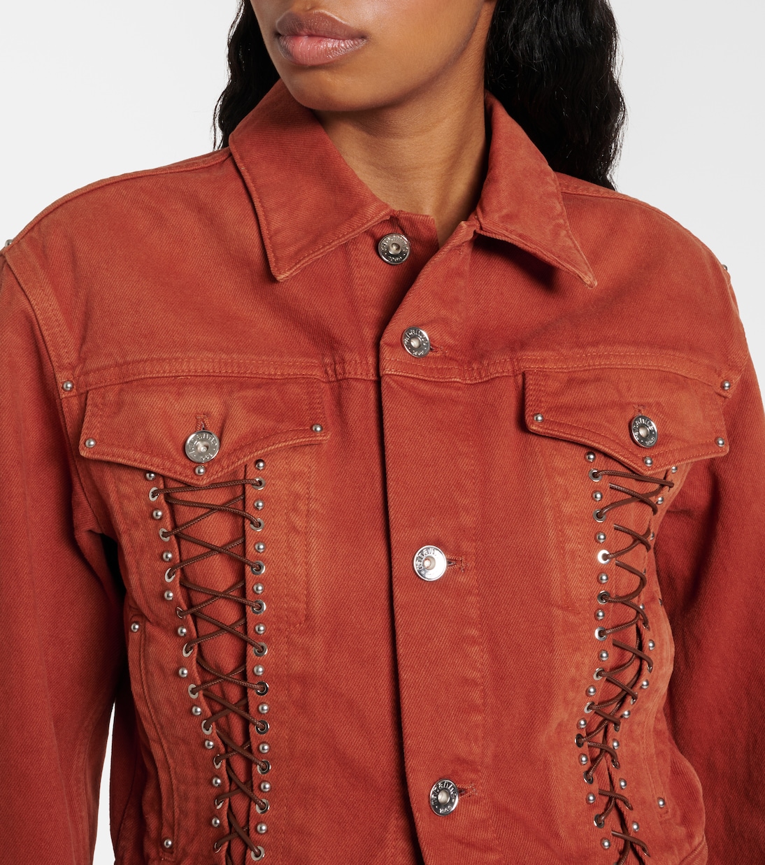 Cropped denim jacket | Rabanne