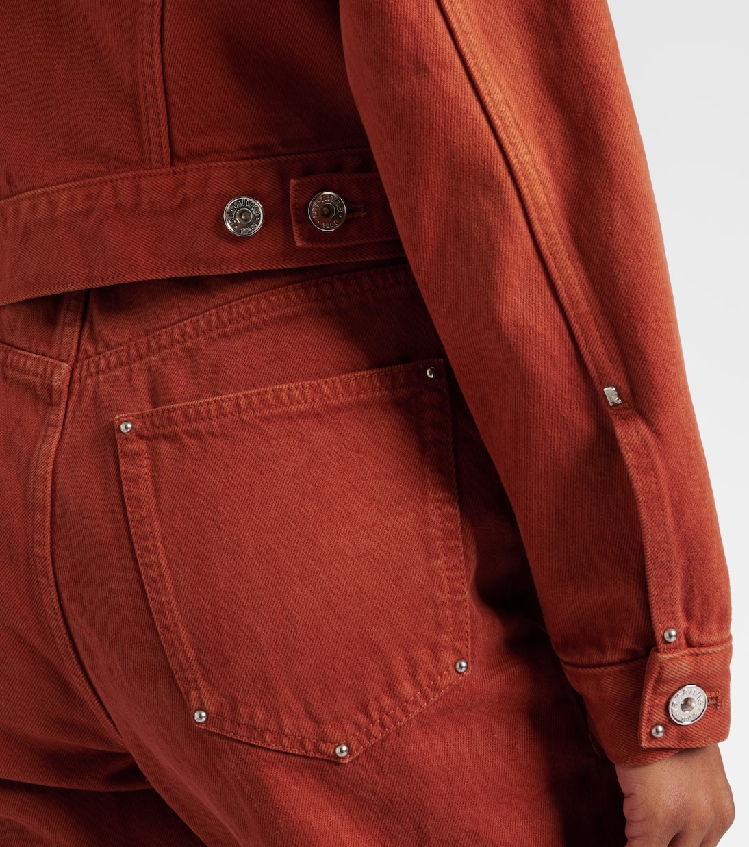 Cropped denim jacket | Rabanne