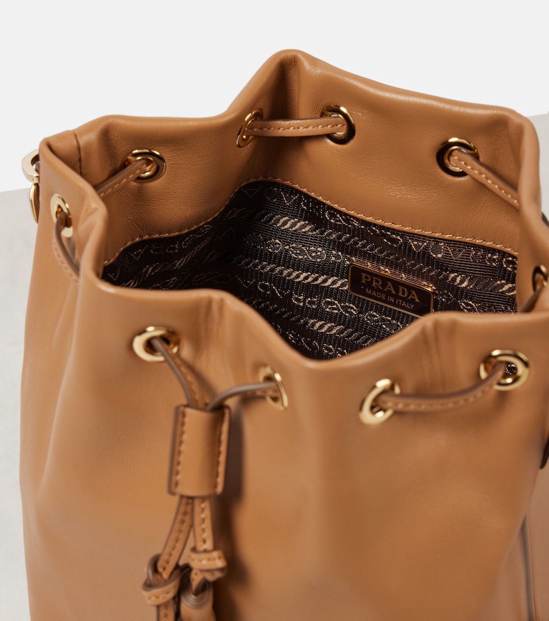 Bucket Bag Small aus Leder | Prada