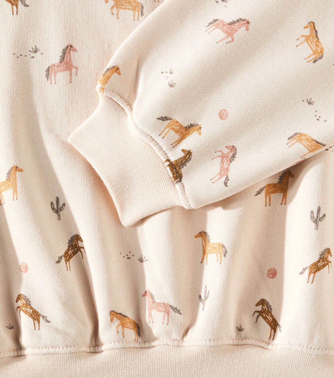 Sudadera de mezcla de algodón estampada | Rylee + Cru