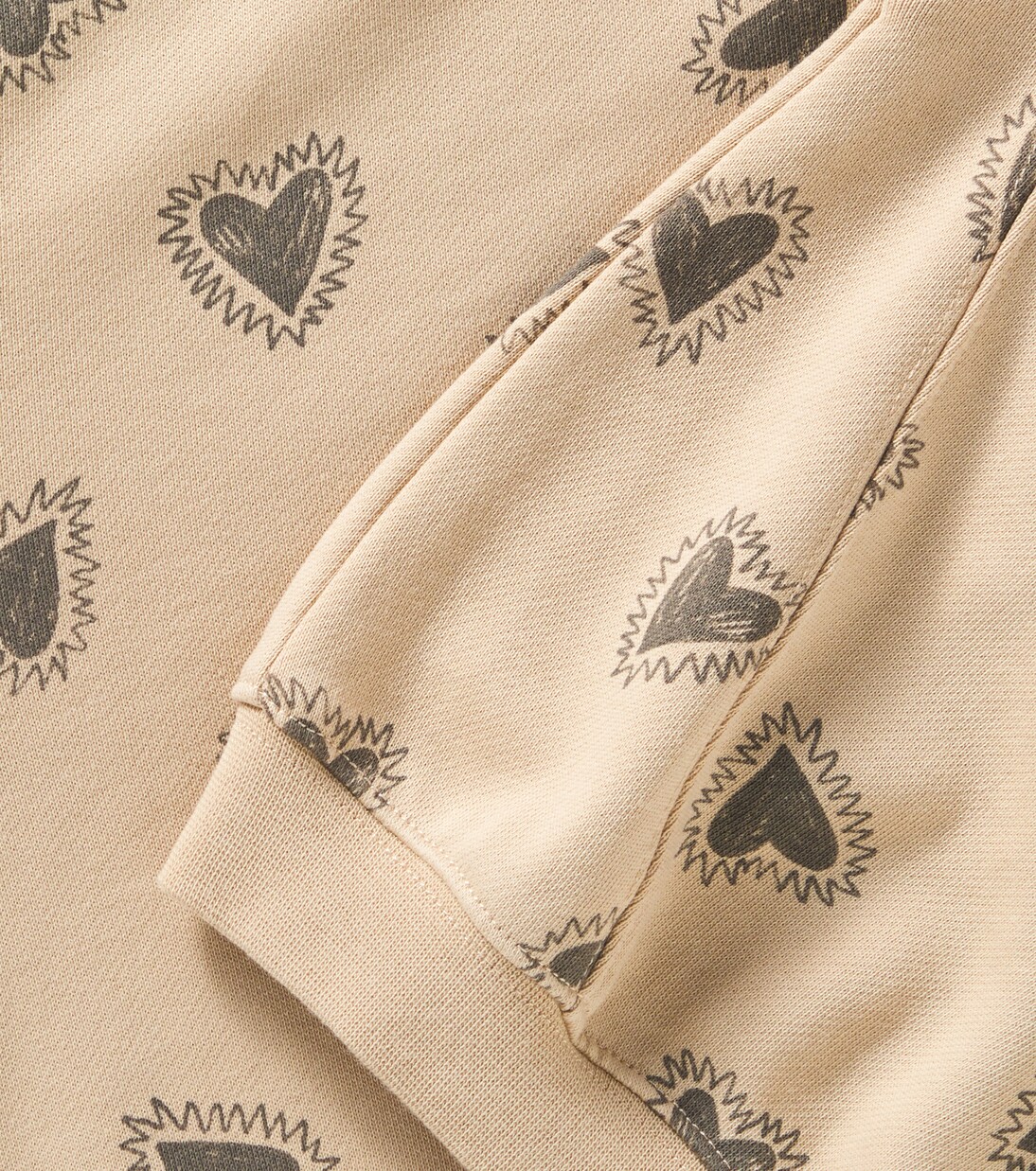 Printed cotton-blend fleece sweatshirt | Rylee + Cru