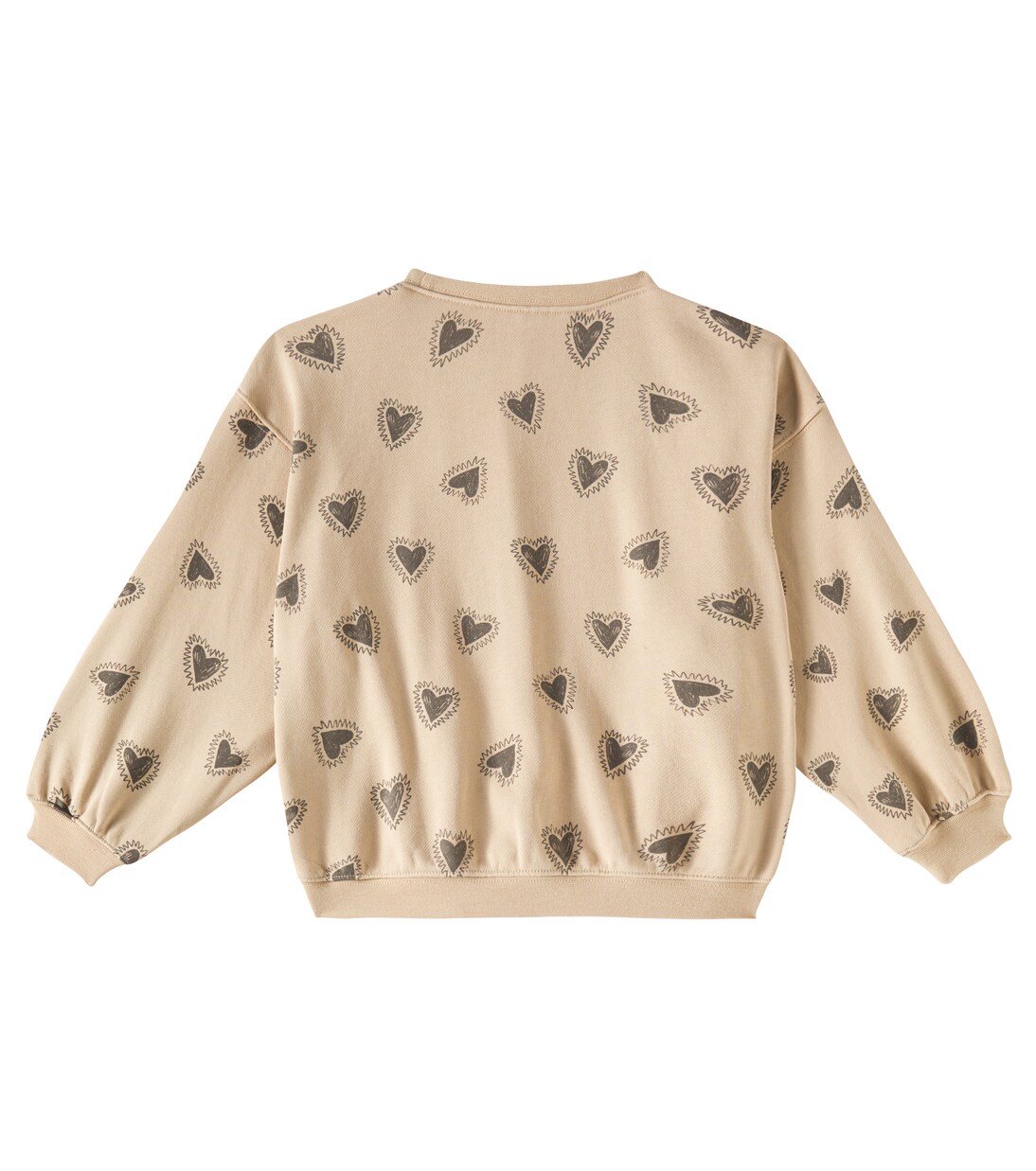 Printed cotton-blend fleece sweatshirt | Rylee + Cru