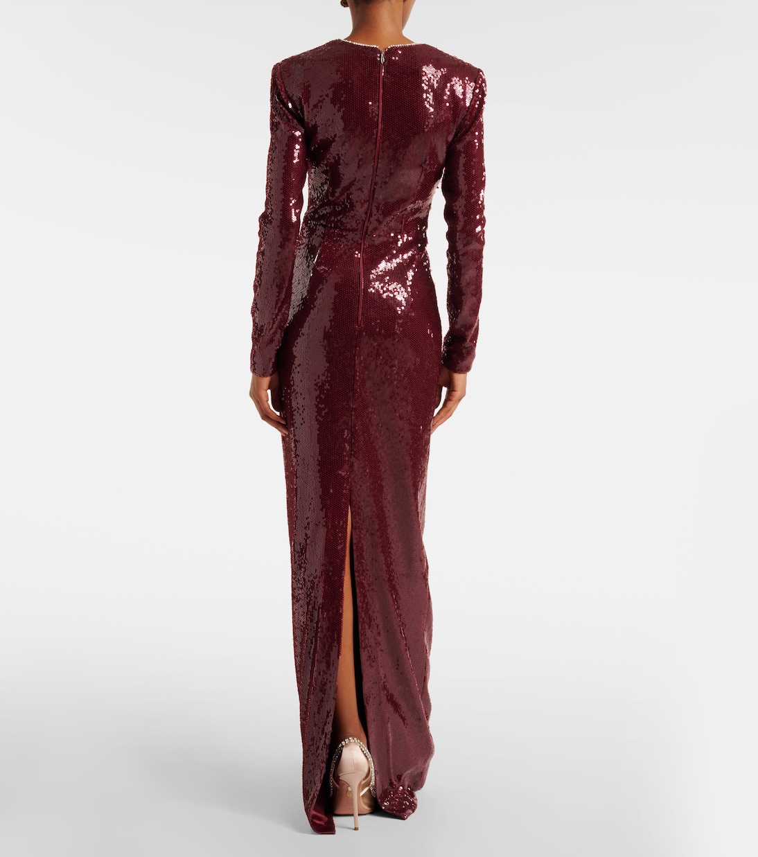 x Nicky Hilton - Abito lungo Zelda con paillettes | Rebecca Vallance