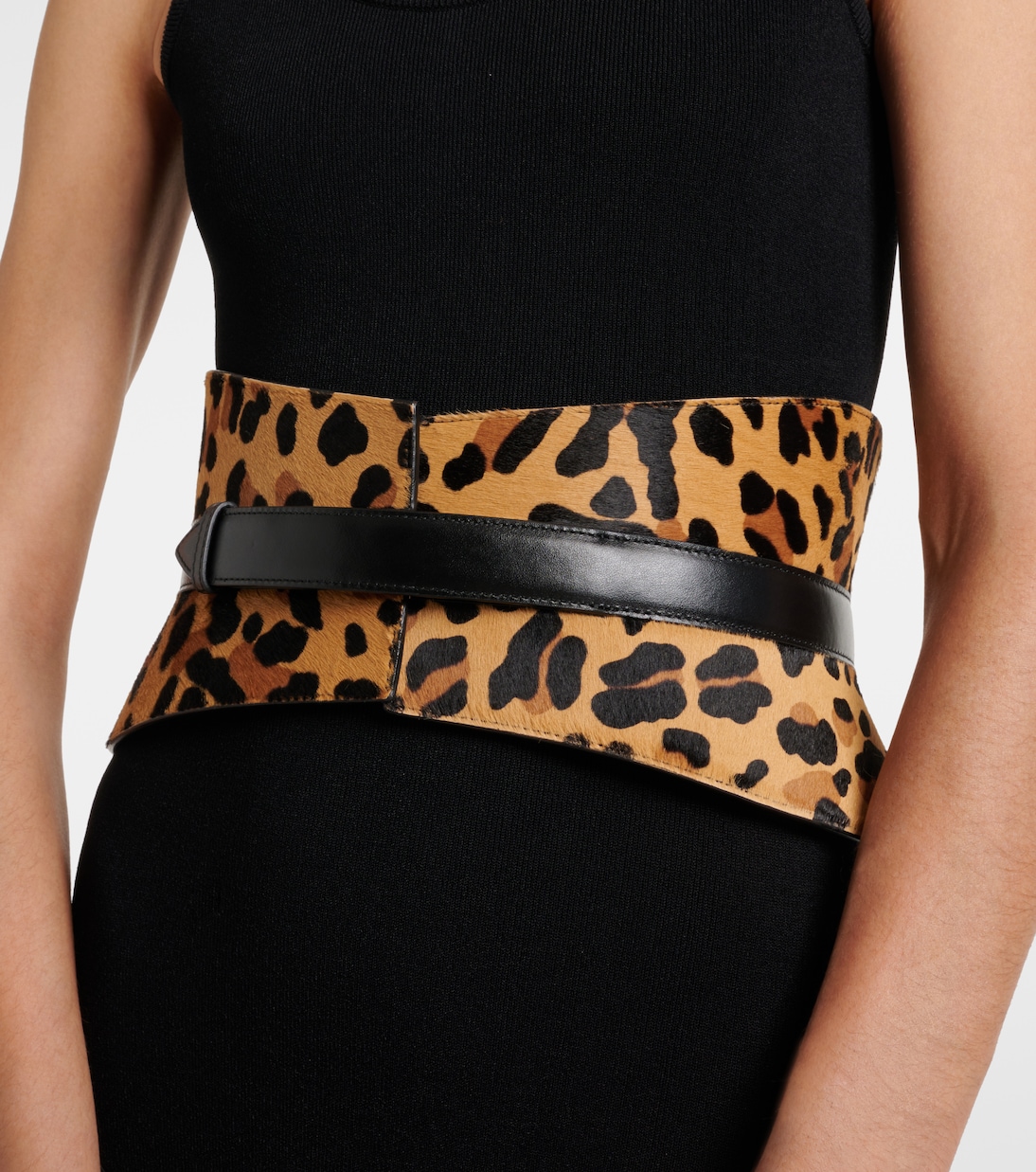 Neo Bustier calf hair corset | Alaïa