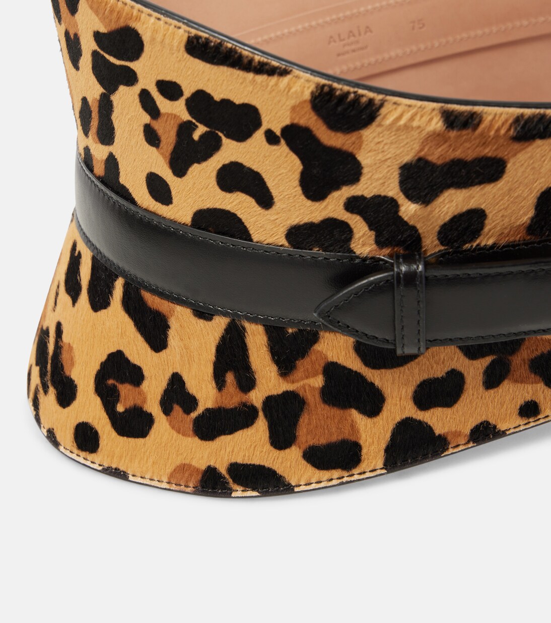 Neo Bustier calf hair corset | Alaïa