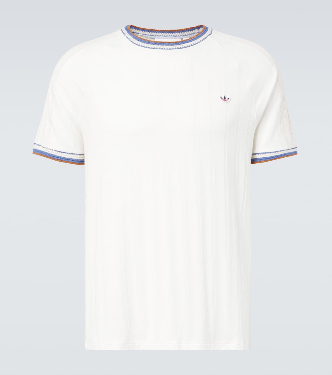 x CLOT ribbed-knit T-shirt | Adidas