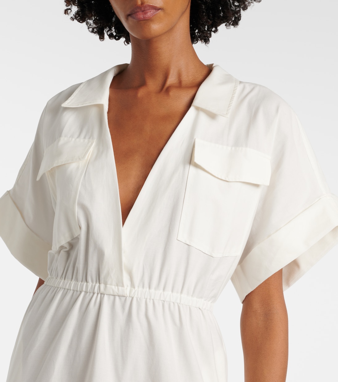 Abito lungo in cotone | Adriana Degreas