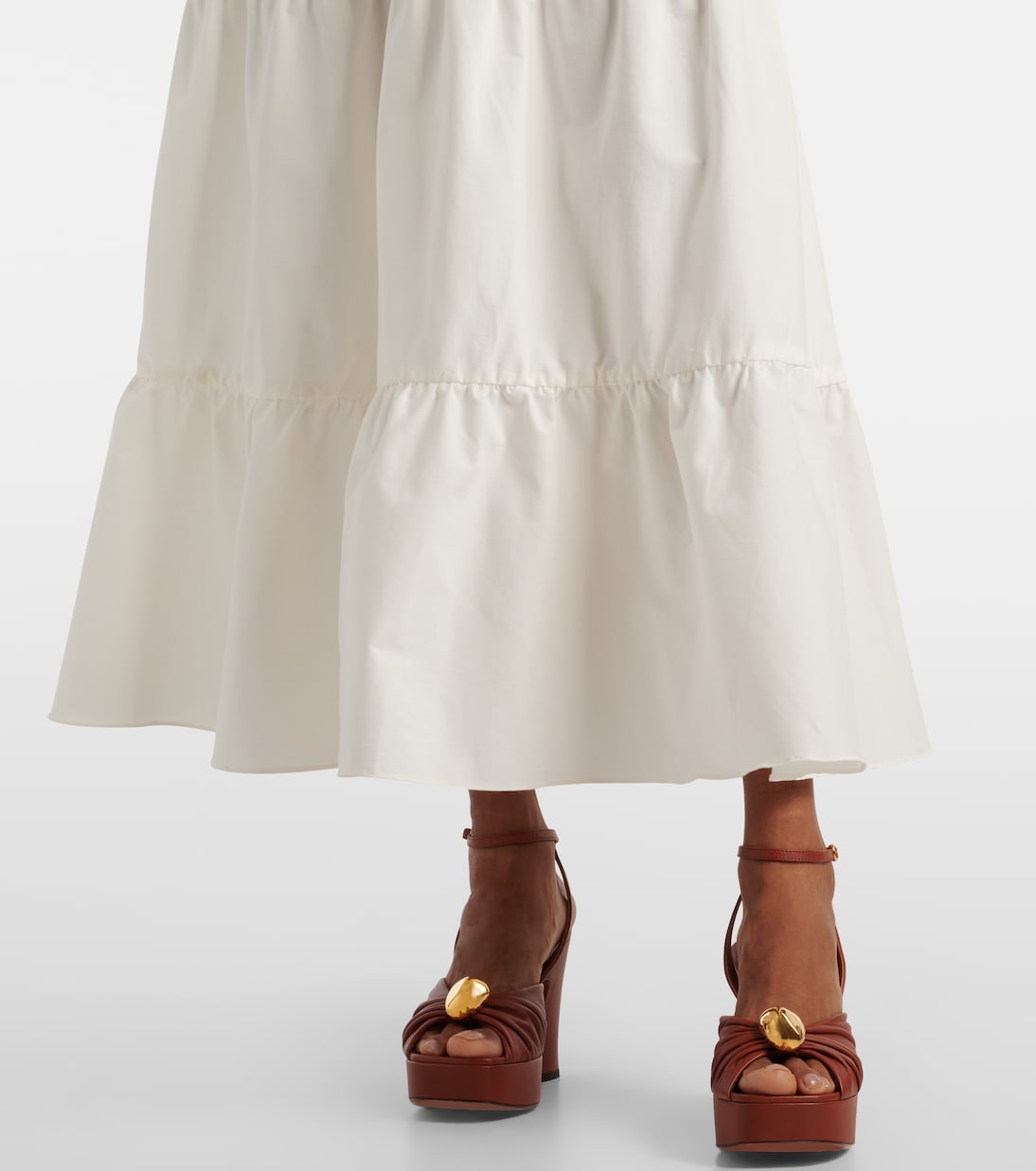 Abito lungo in cotone | Adriana Degreas