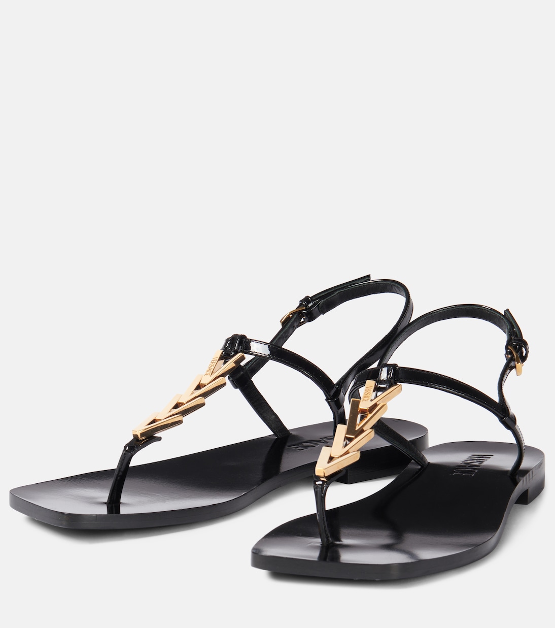 Sandalen V2025 Chain aus Leder | Versace