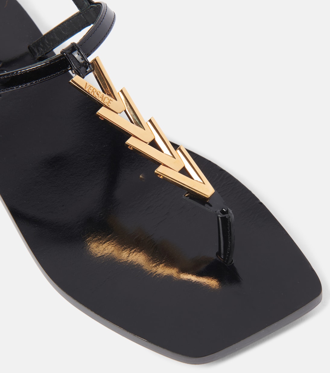 Sandalen V2025 Chain aus Leder | Versace