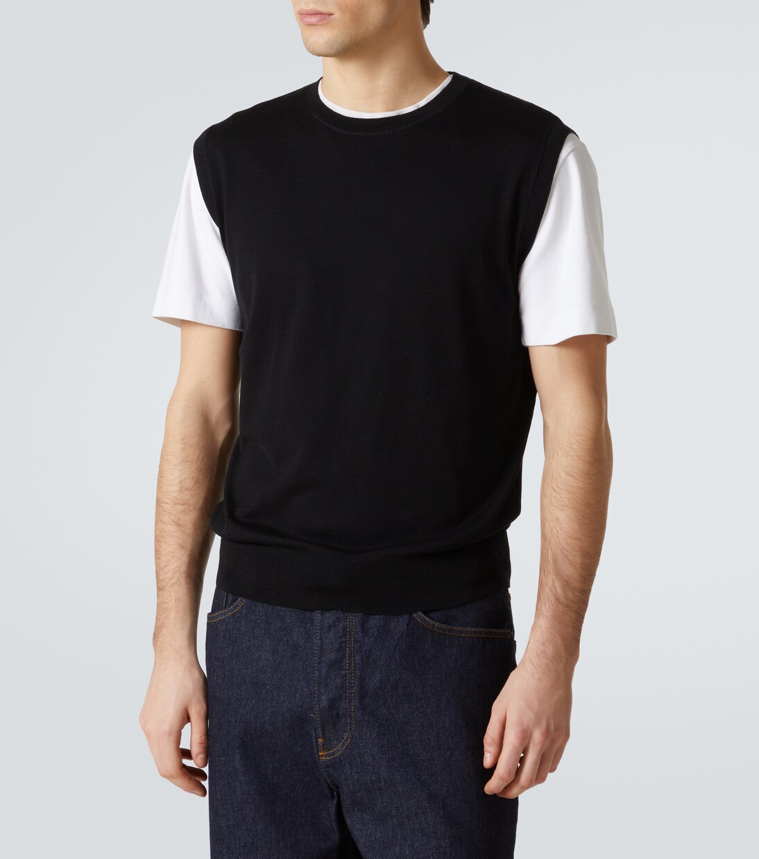 Cotton sweater vest | Dries Van Noten