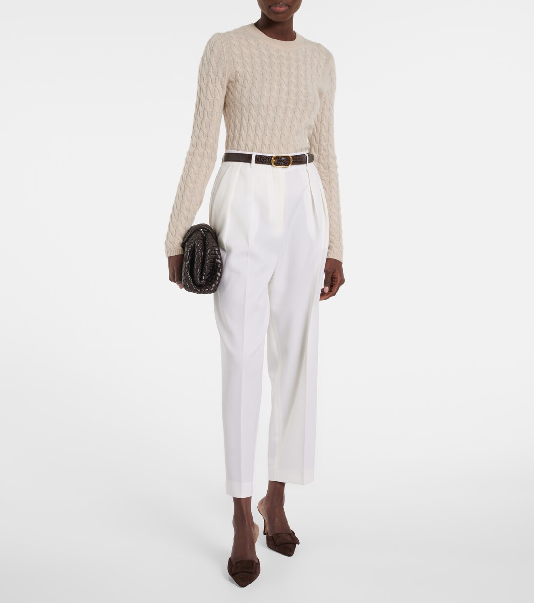 Emmett high-rise wool tapered pants | Altuzarra